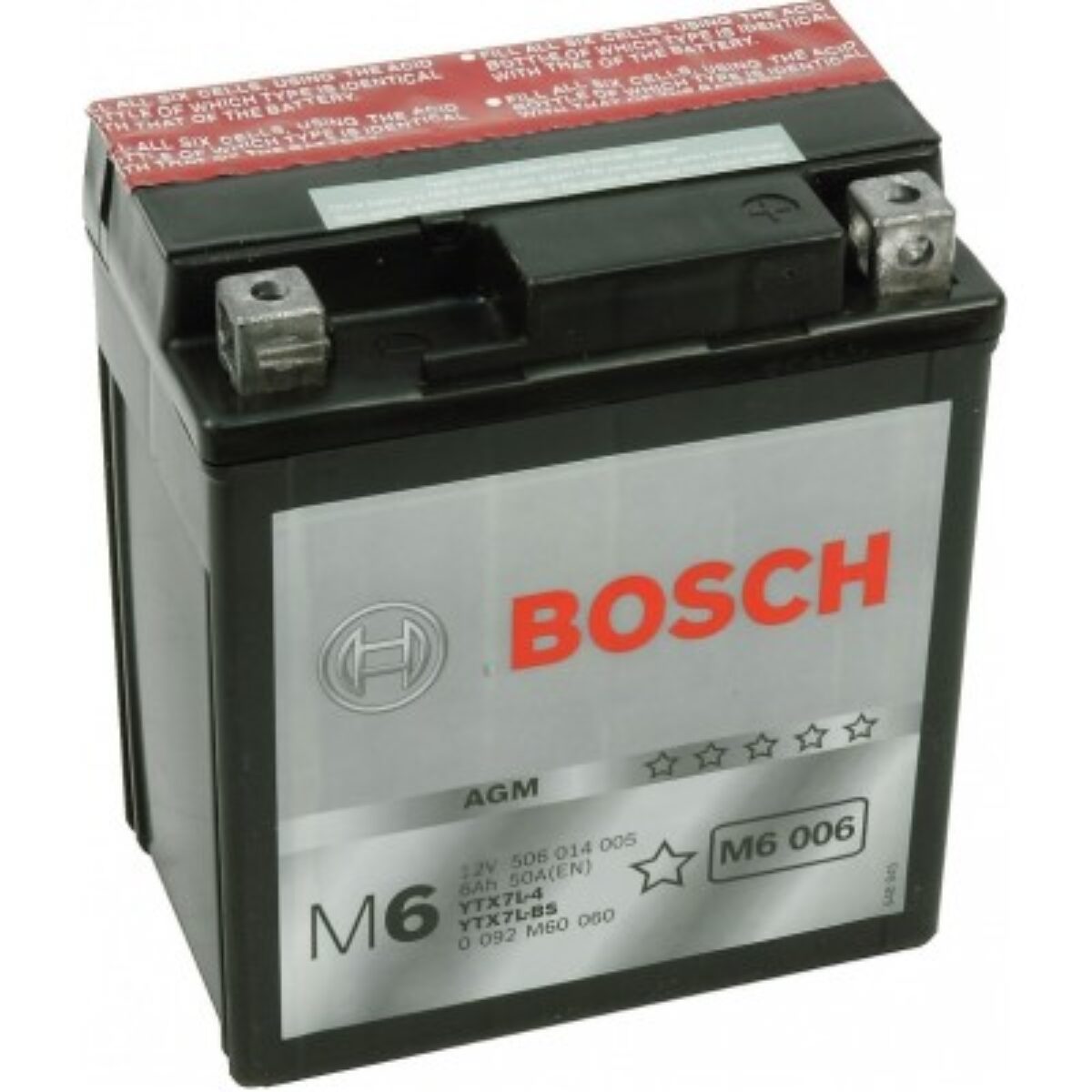 Batteria 12V 14Ah 220A(EN) Bosch M6 021 moto