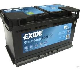 Авто аккумулятор Exide 80Ah 800A Start-Stop AGM EK800